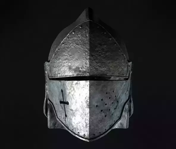MEDIEVAL KNIGHT HELMET 3D print model MEDIEVAL KNIGHT HELMET 3D print model