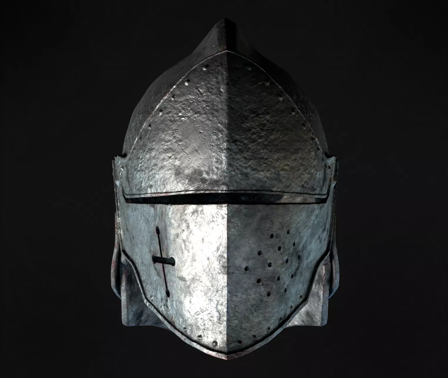 MEDIEVAL KNIGHT HELMET 3D print model_0