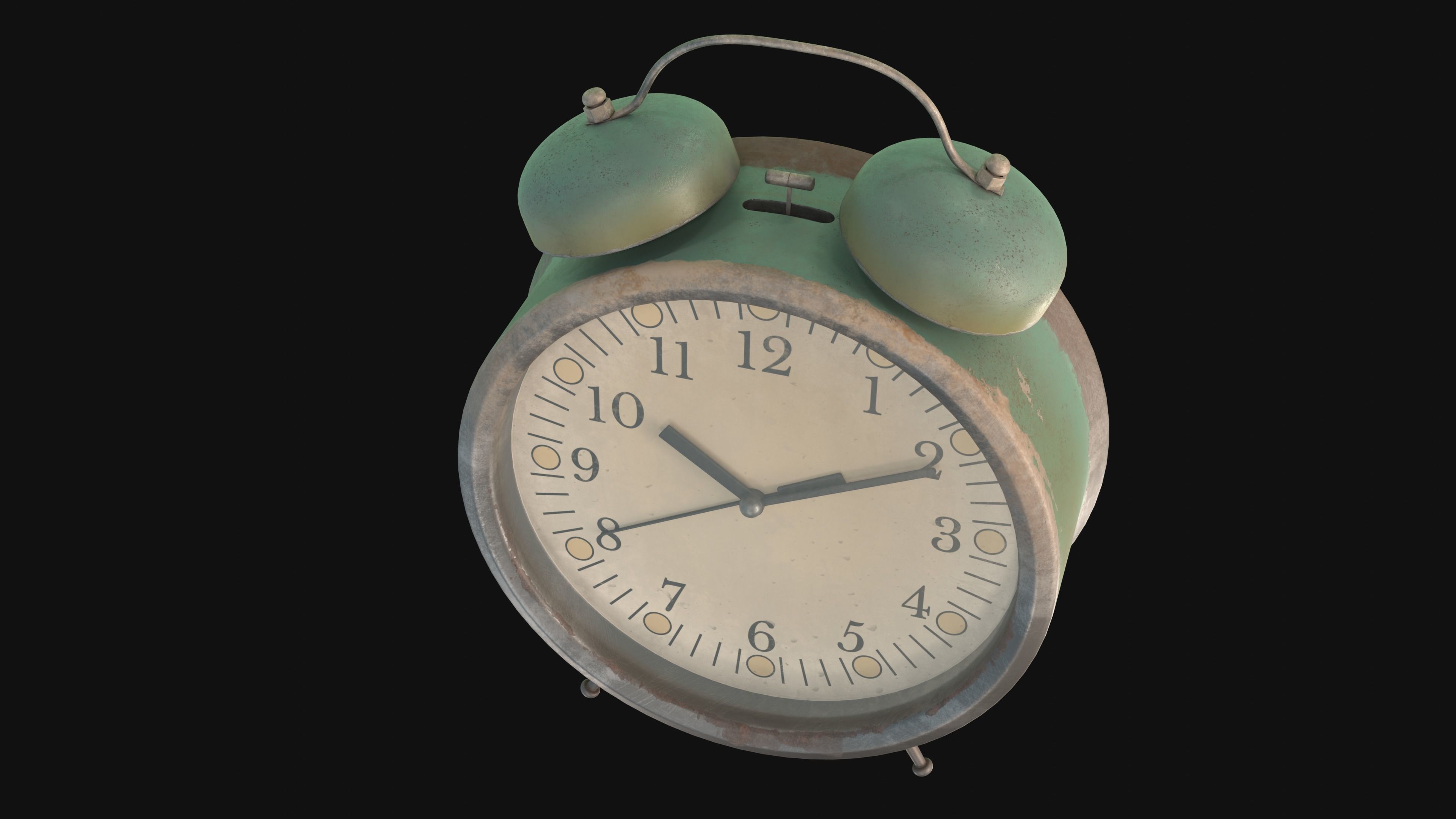 Alarm clock 3D model_4