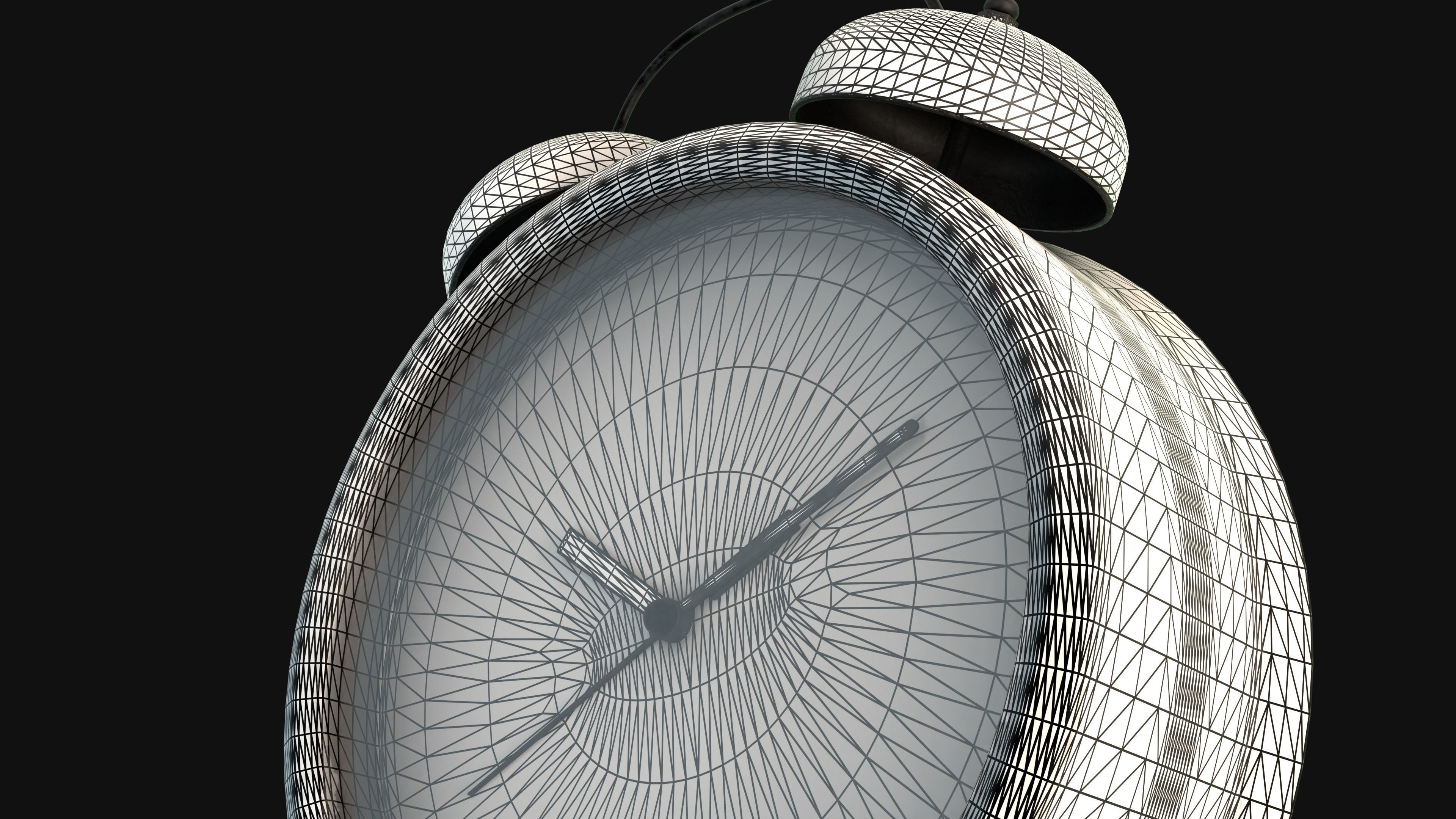 Alarm clock 3D model_5