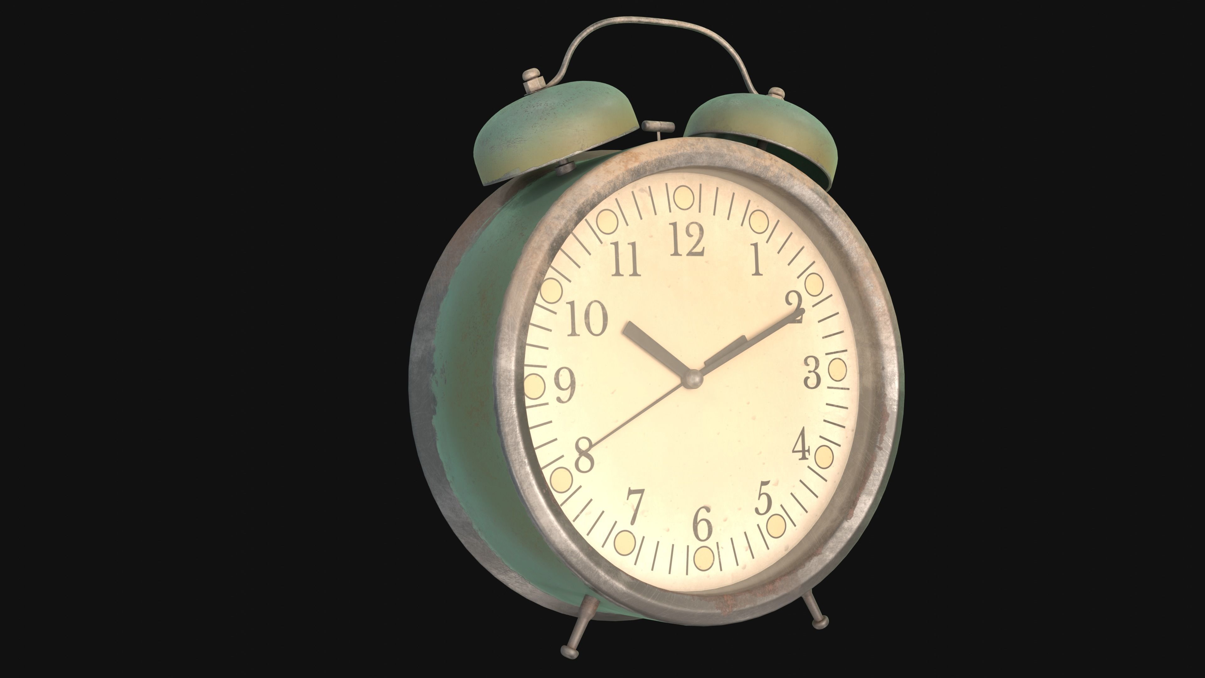 Alarm clock 3D model_1