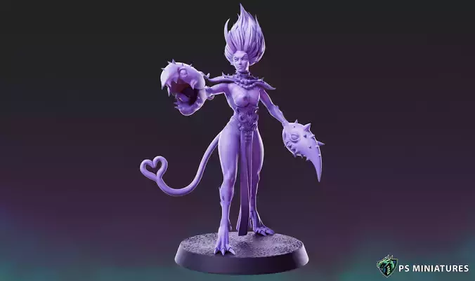 Demons of Excess - Demonettes Pose 1  3D print model