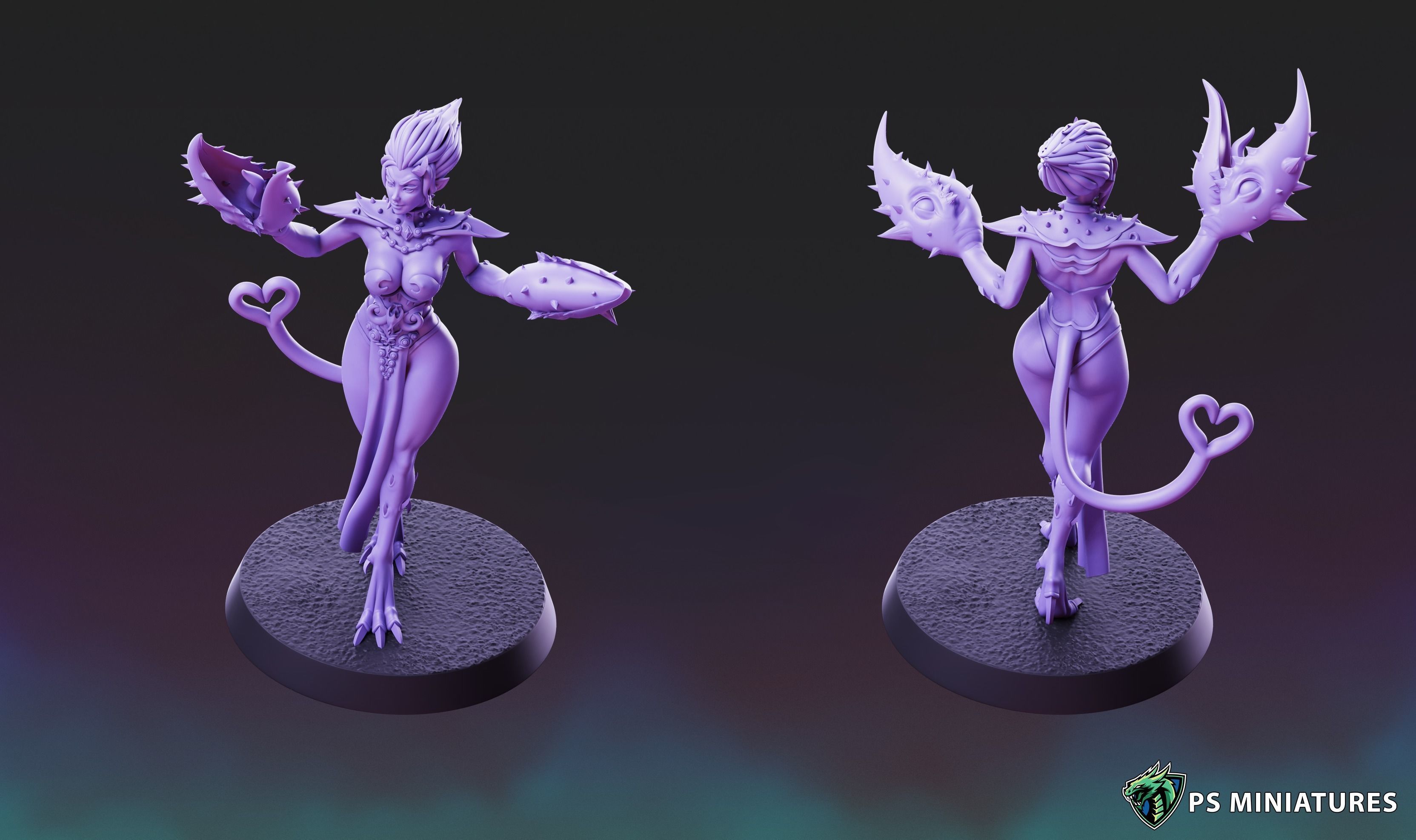  Demons of Excess - Demonettes Vol 1 Bundle 3D print model_16