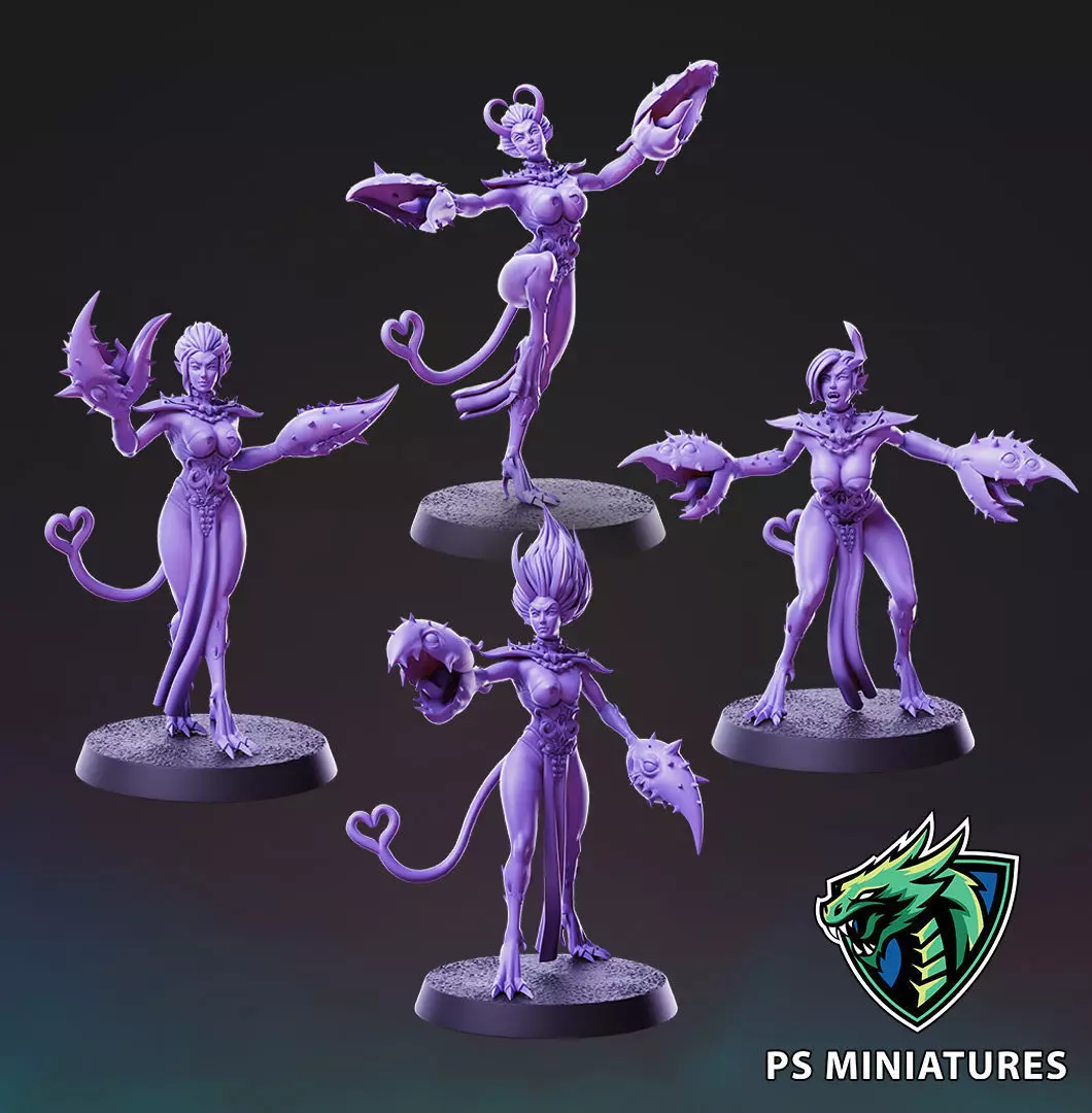  Demons of Excess - Demonettes Vol 1 Bundle 3D print model_0
