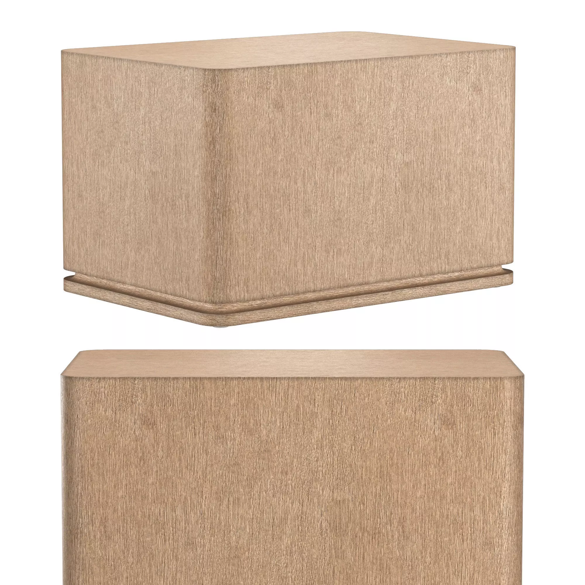 LIGNE PLINTH RECTANGULAR SIDE TABLE 3D model_0