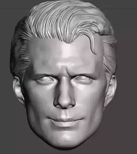 superman henry cavill headsculpt 3D print model