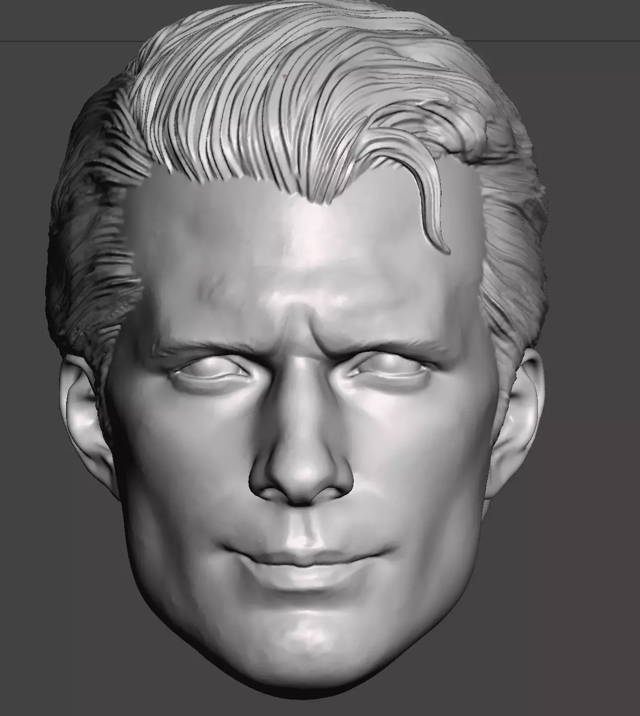 superman henry cavill headsculpt 3D print model_0