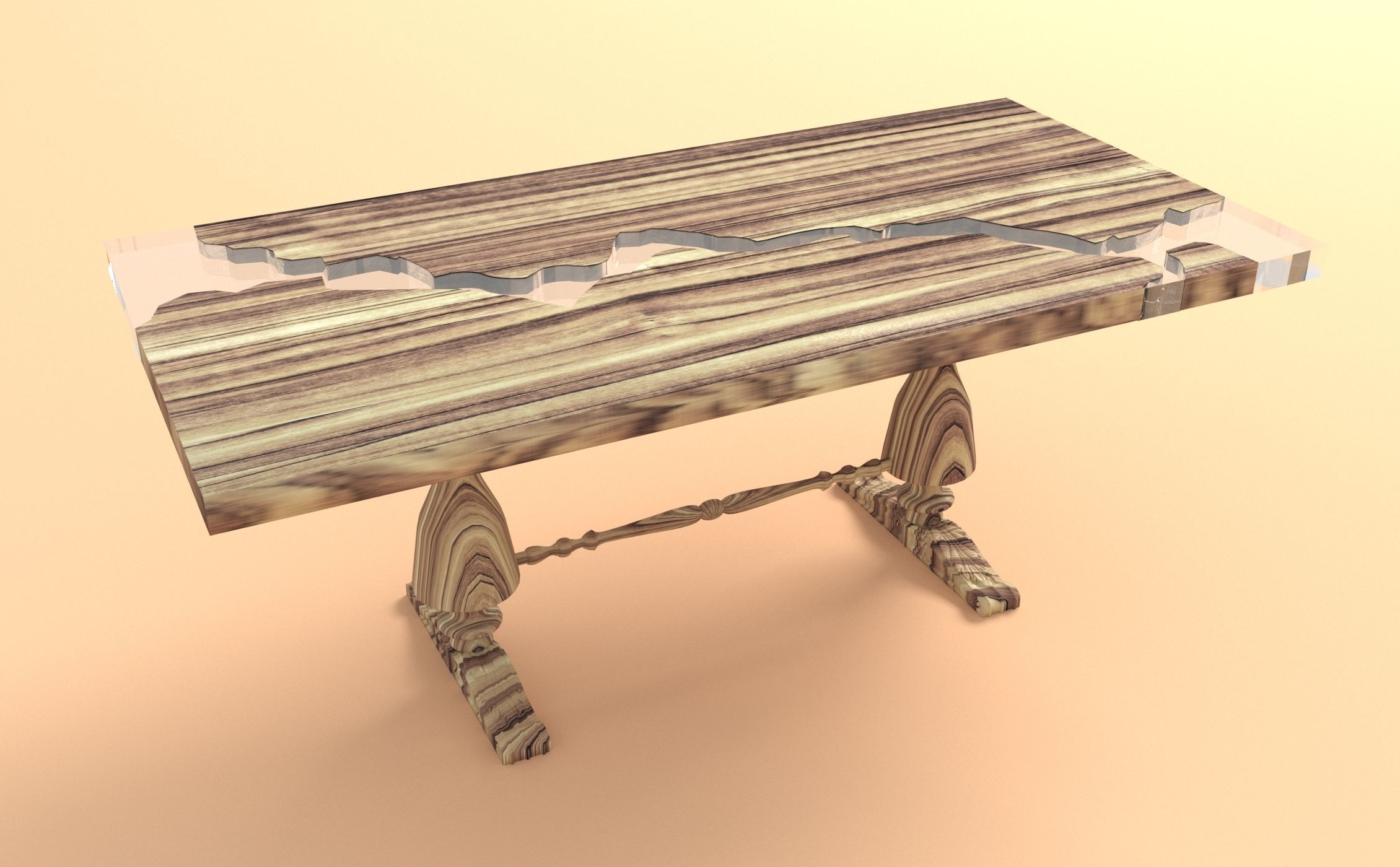 Coffee Table Bosphorus 3D model_2