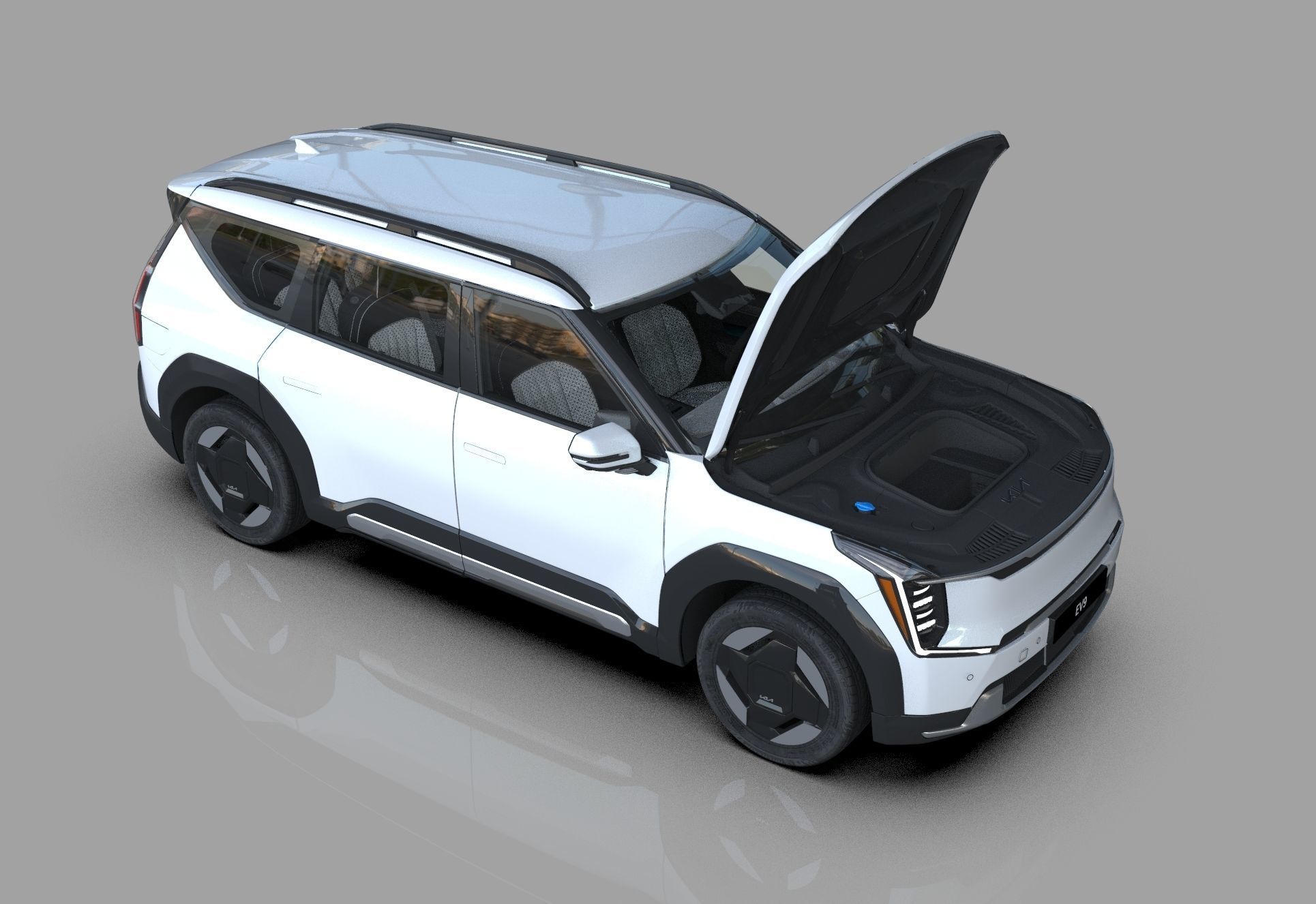 Kia EV9 2023 HQinterior 3D model_11