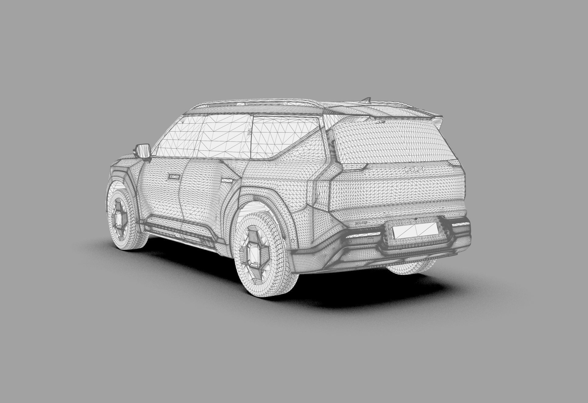 Kia EV9 2023 HQinterior 3D model_62