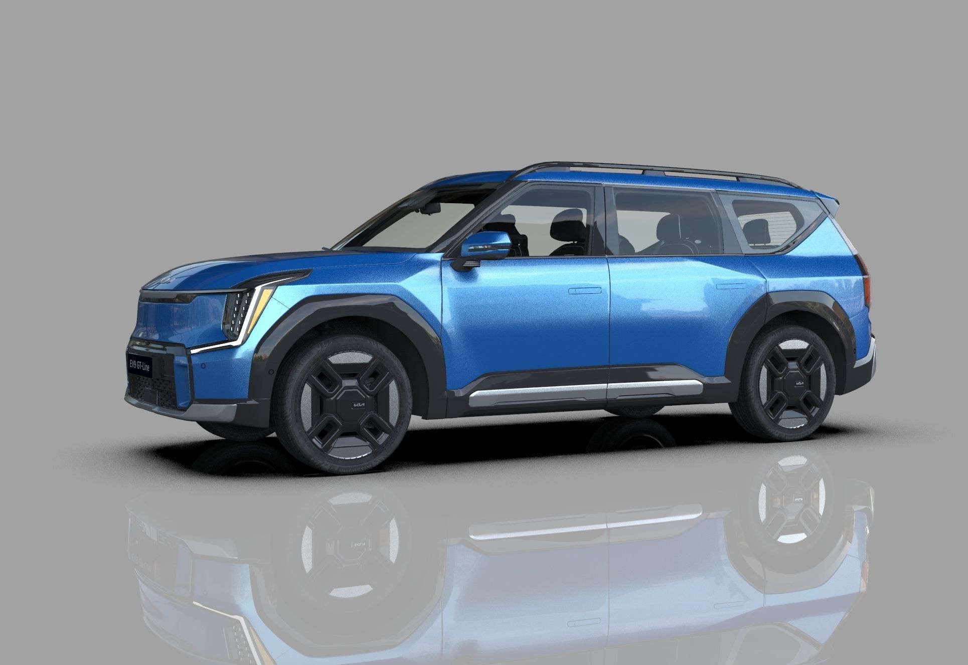 Kia EV9 2023 HQinterior 3D model_17