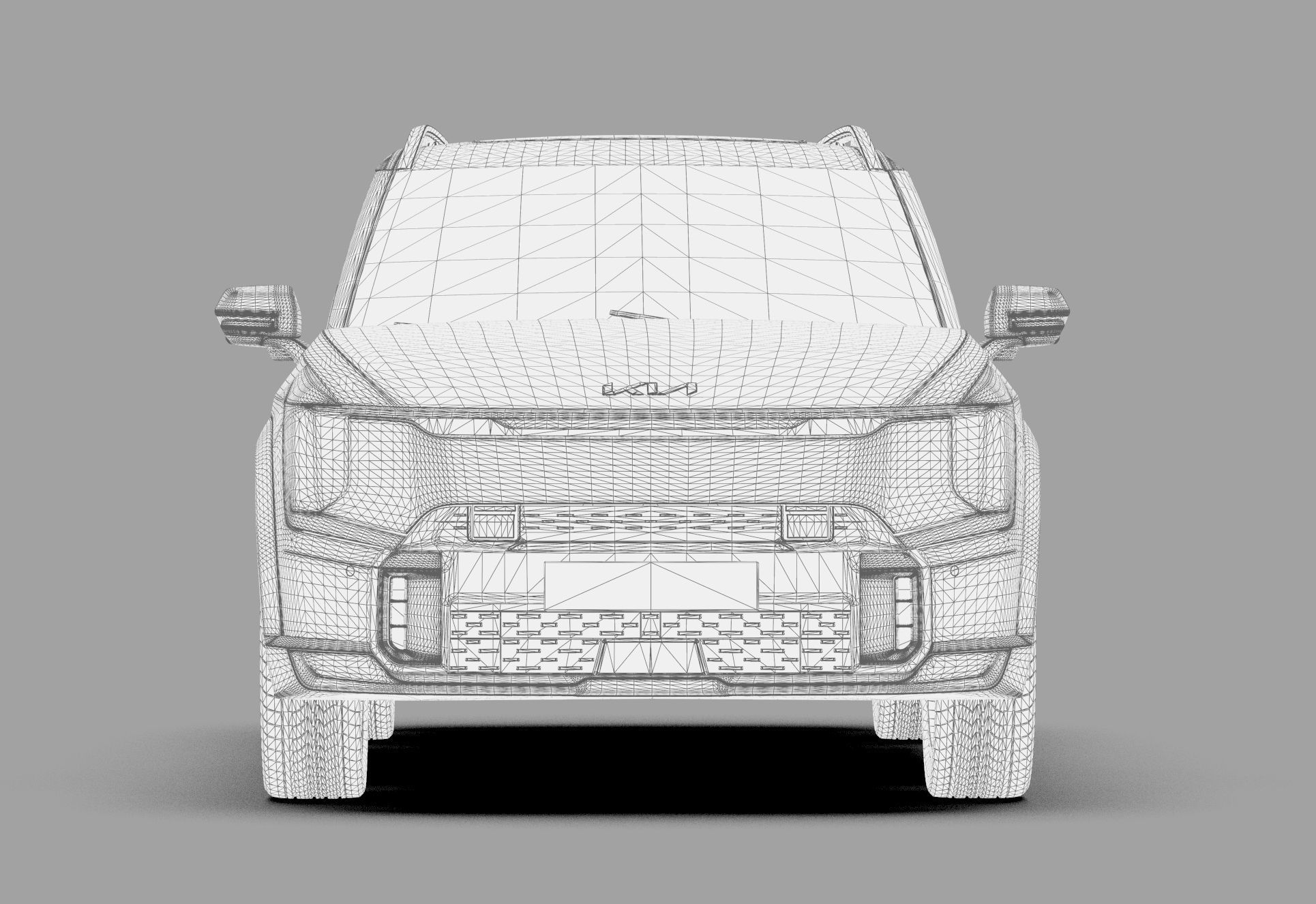 Kia EV9 2023 HQinterior 3D model_70