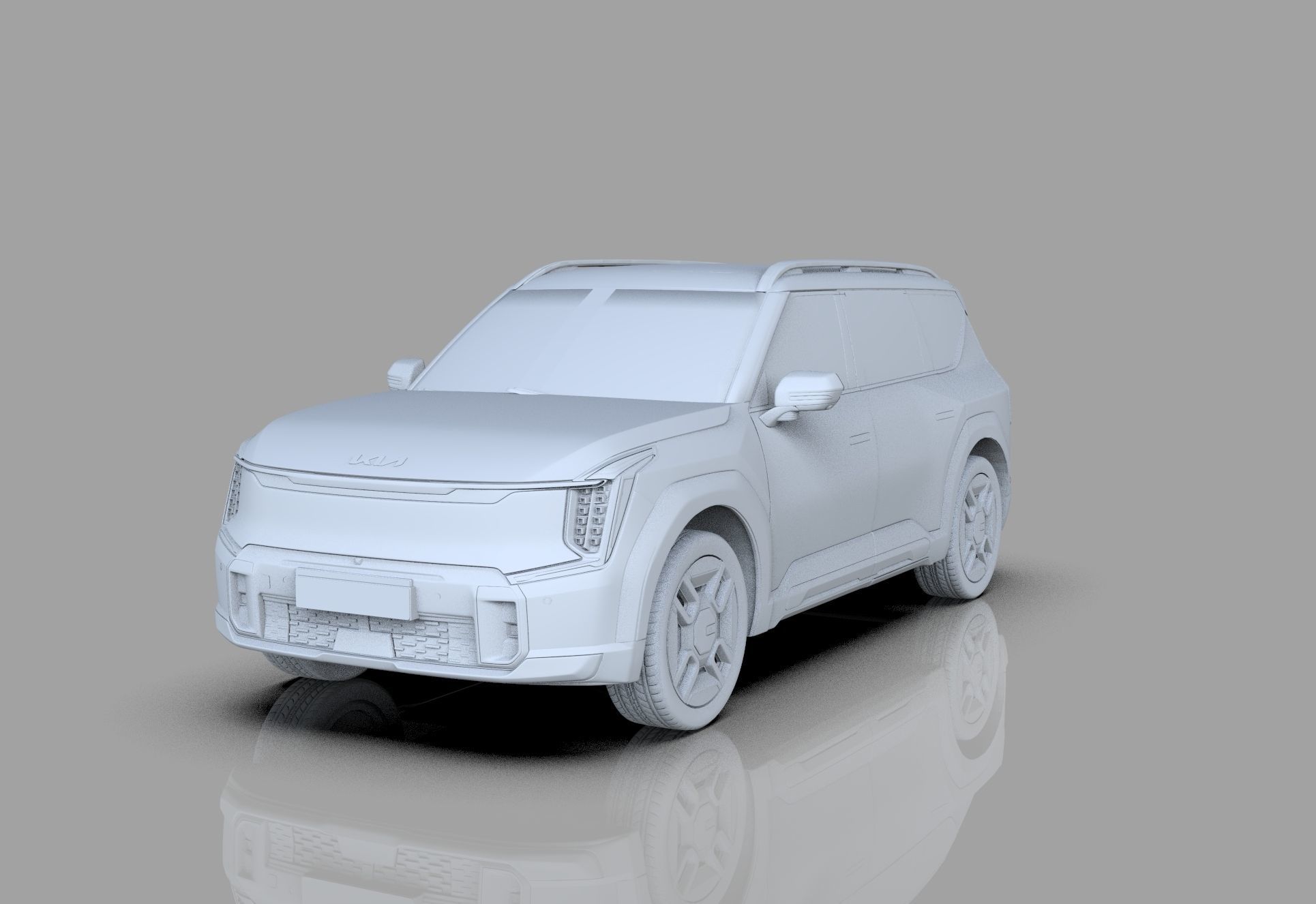 Kia EV9 2023 HQinterior 3D model_42