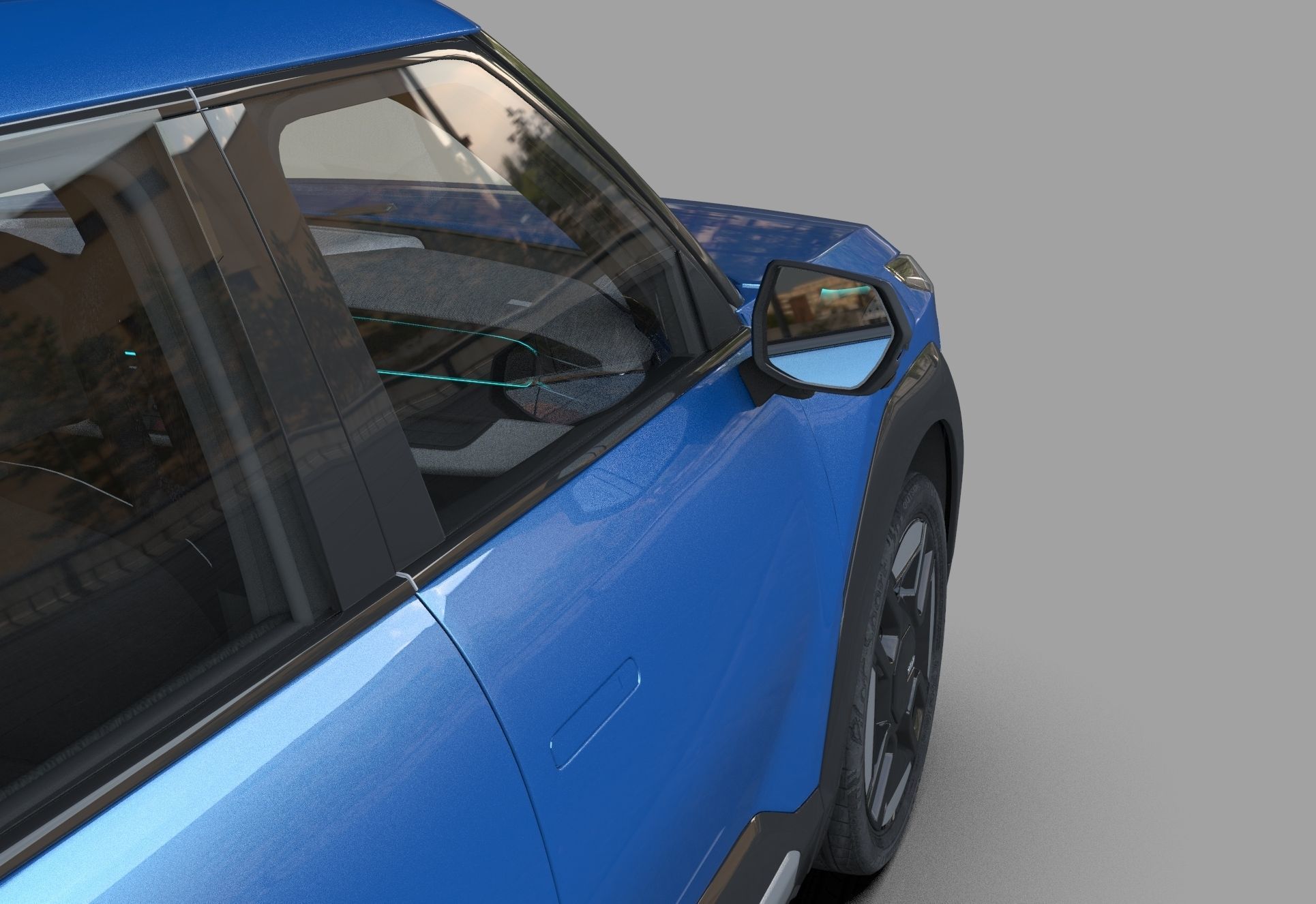 Kia EV9 2023 HQinterior 3D model_26