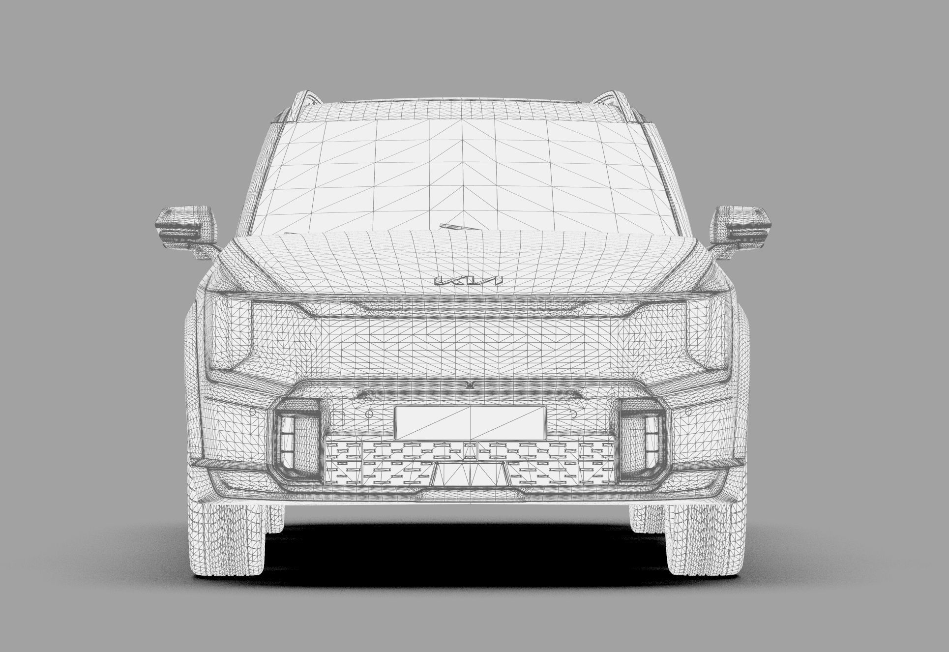 Kia EV9 2023 HQinterior 3D model_69