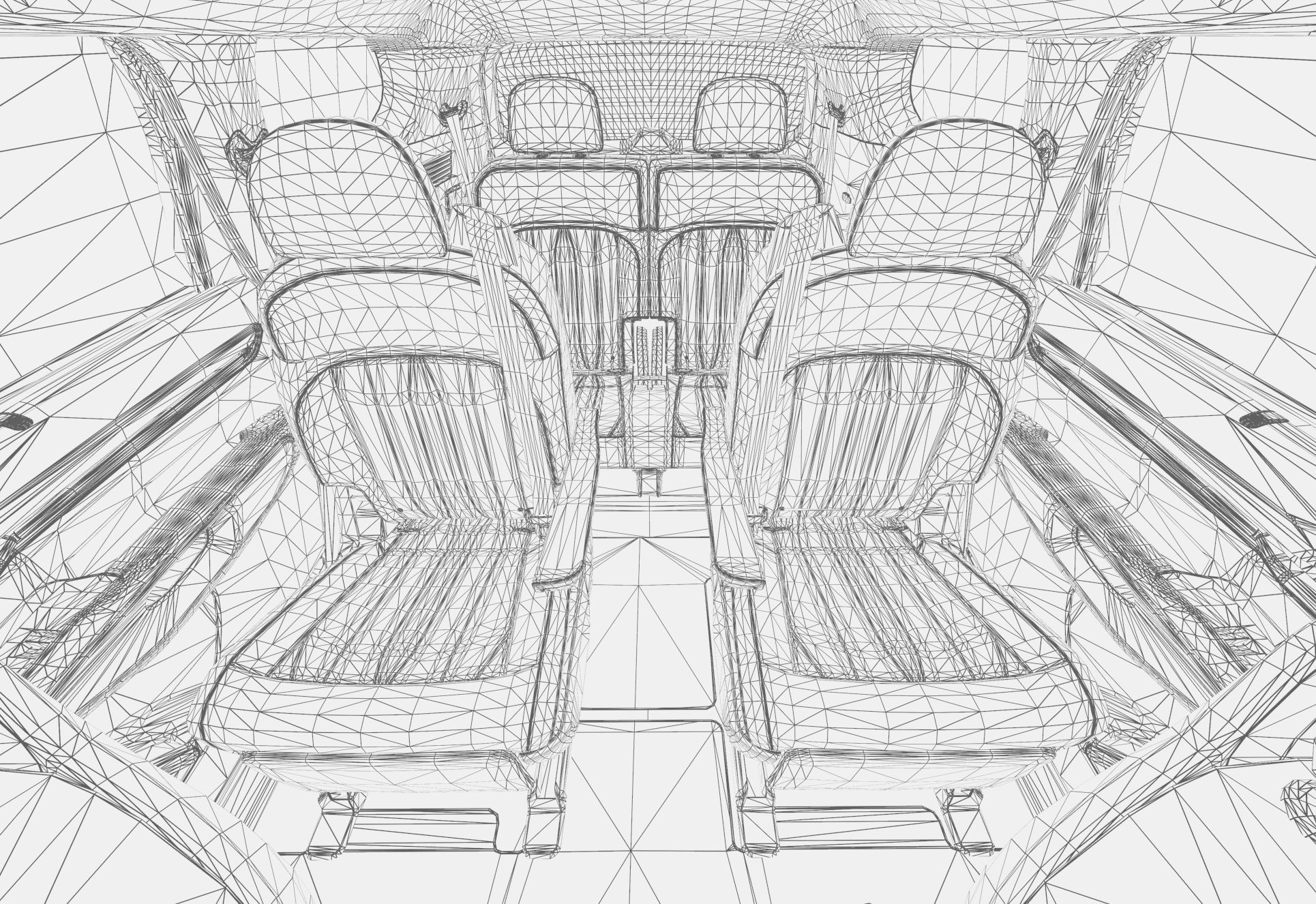 Kia EV9 2023 HQinterior 3D model_79