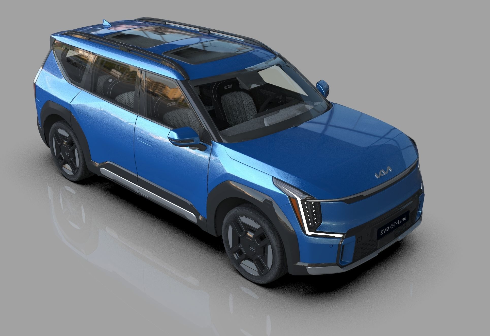 Kia EV9 2023 HQinterior 3D model_20
