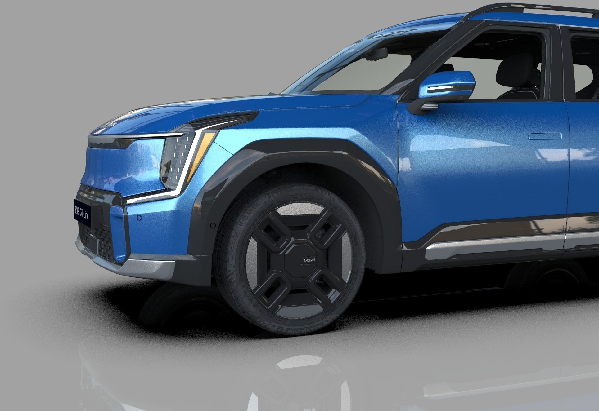 Kia EV9 2023 HQinterior 3D model_28