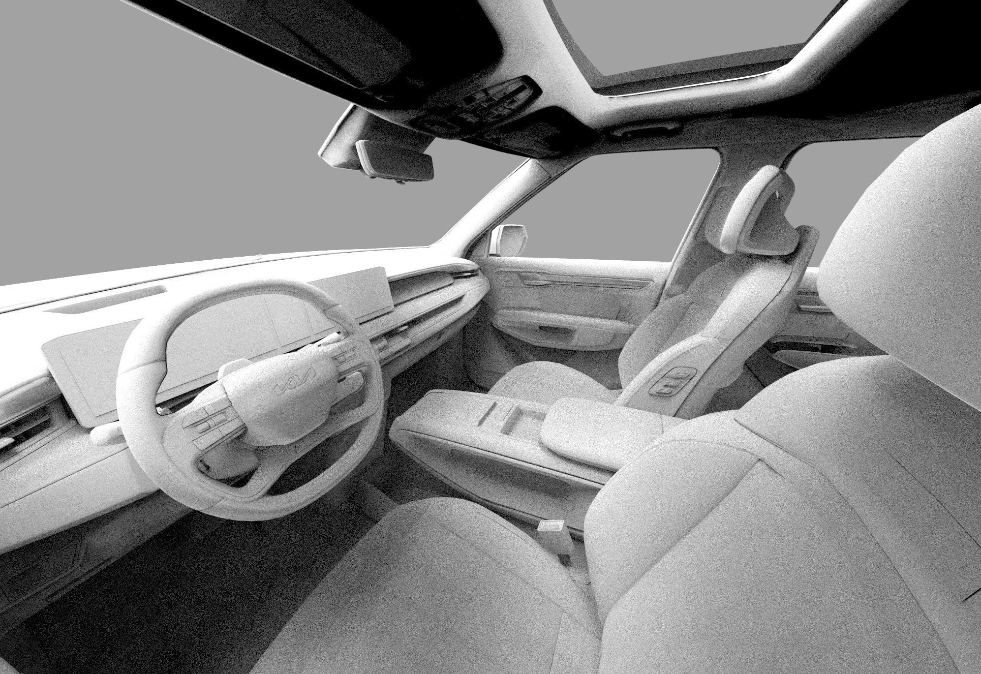 Kia EV9 2023 HQinterior 3D model_57