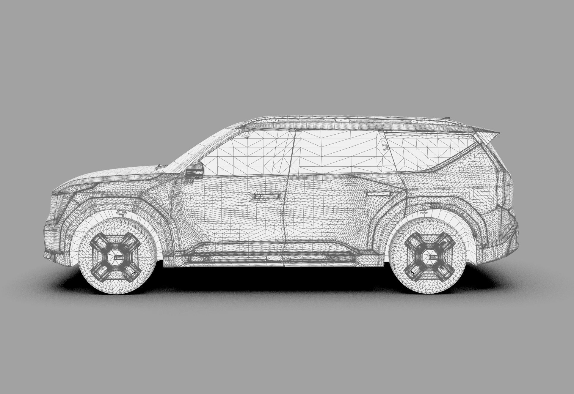 Kia EV9 2023 HQinterior 3D model_64