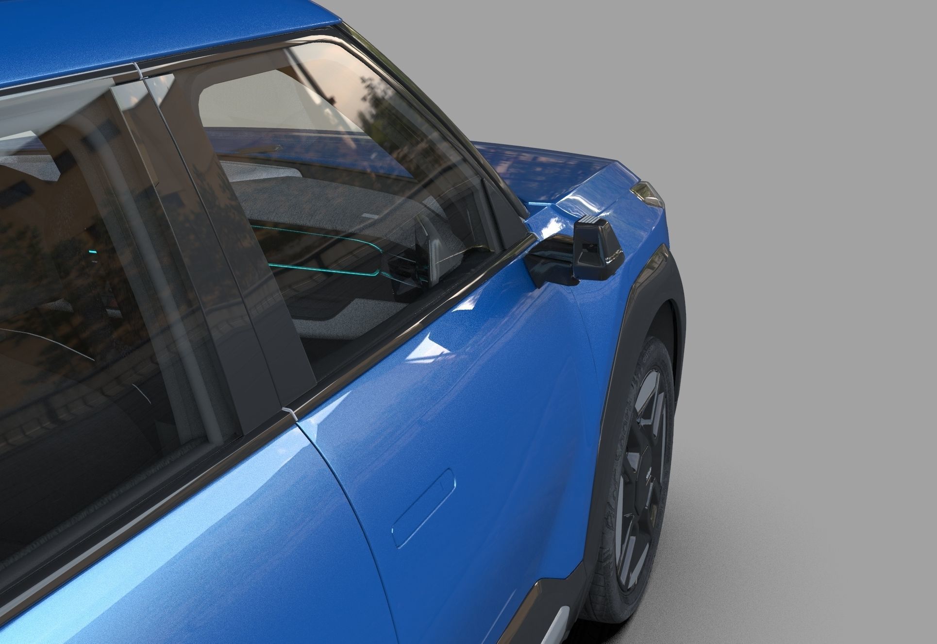 Kia EV9 2023 HQinterior 3D model_25