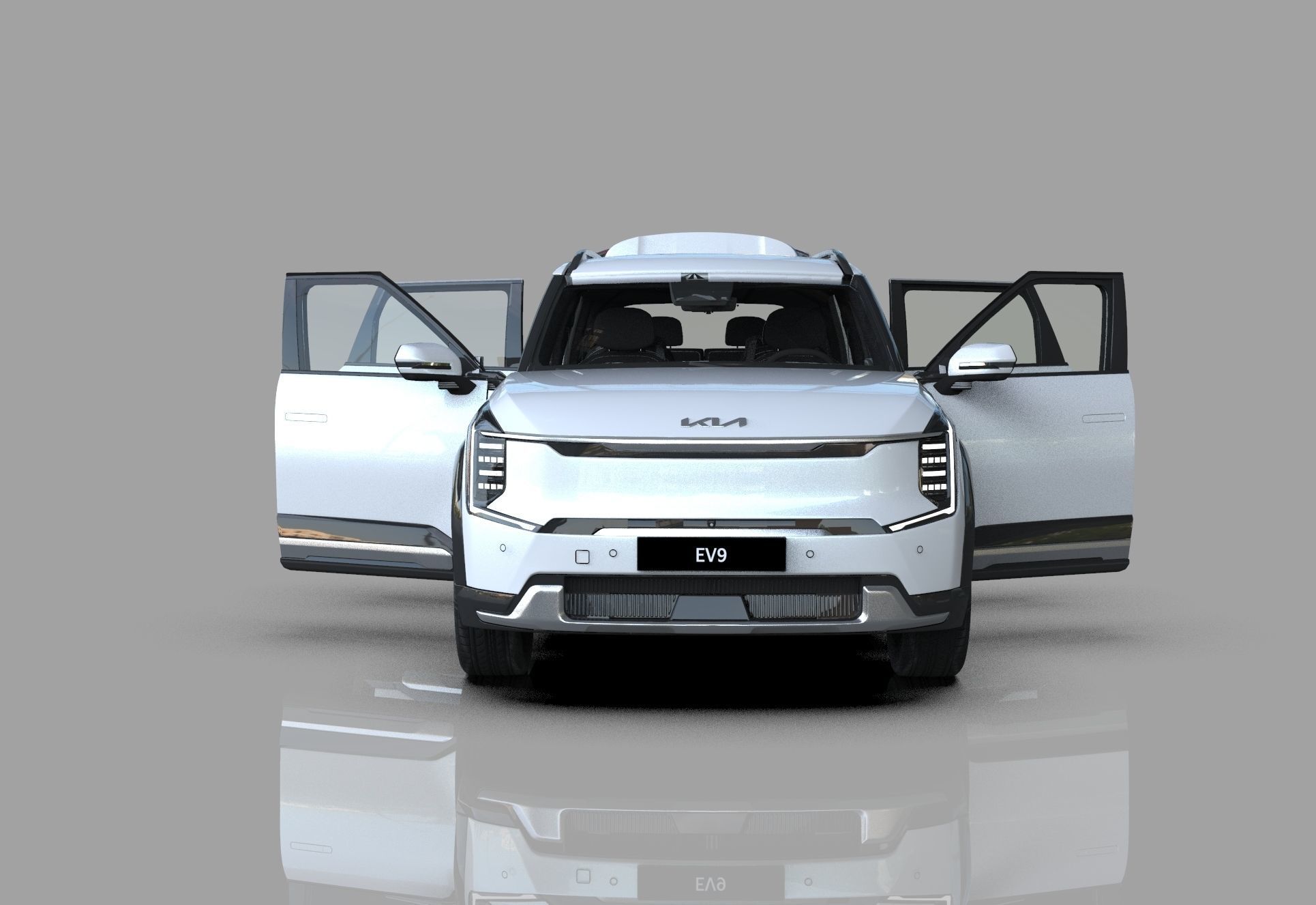 Kia EV9 2023 HQinterior 3D model_12