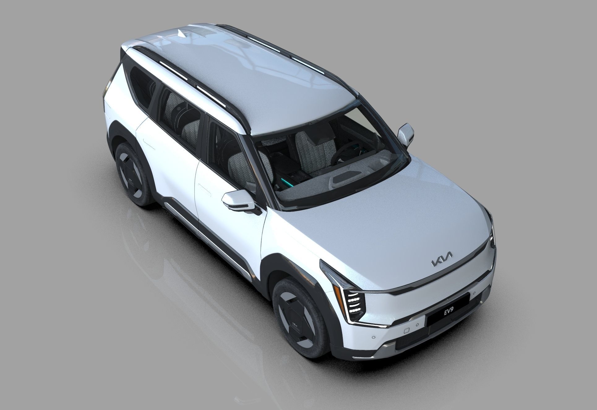 Kia EV9 2023 HQinterior 3D model_7