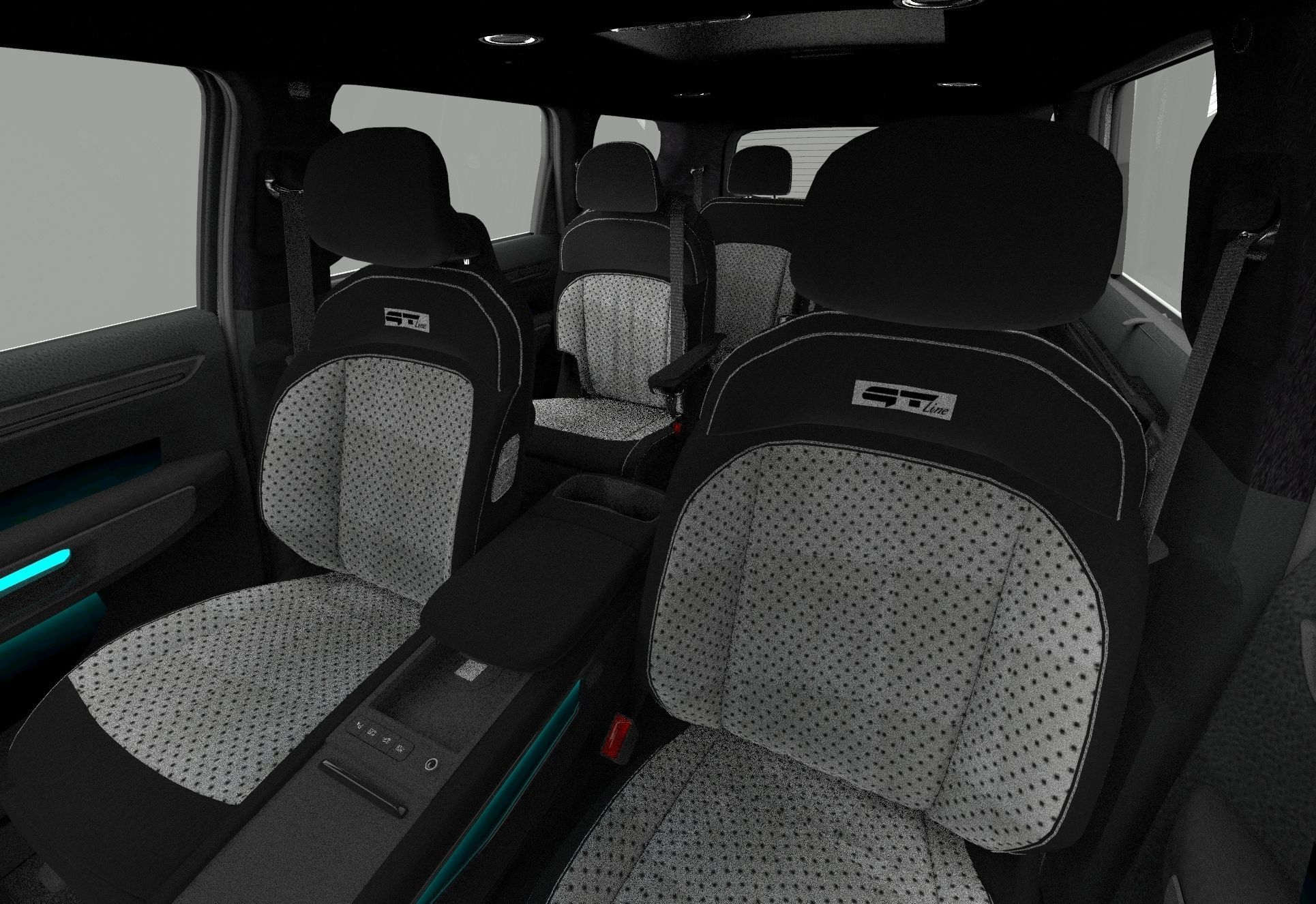 Kia EV9 2023 HQinterior 3D model_36