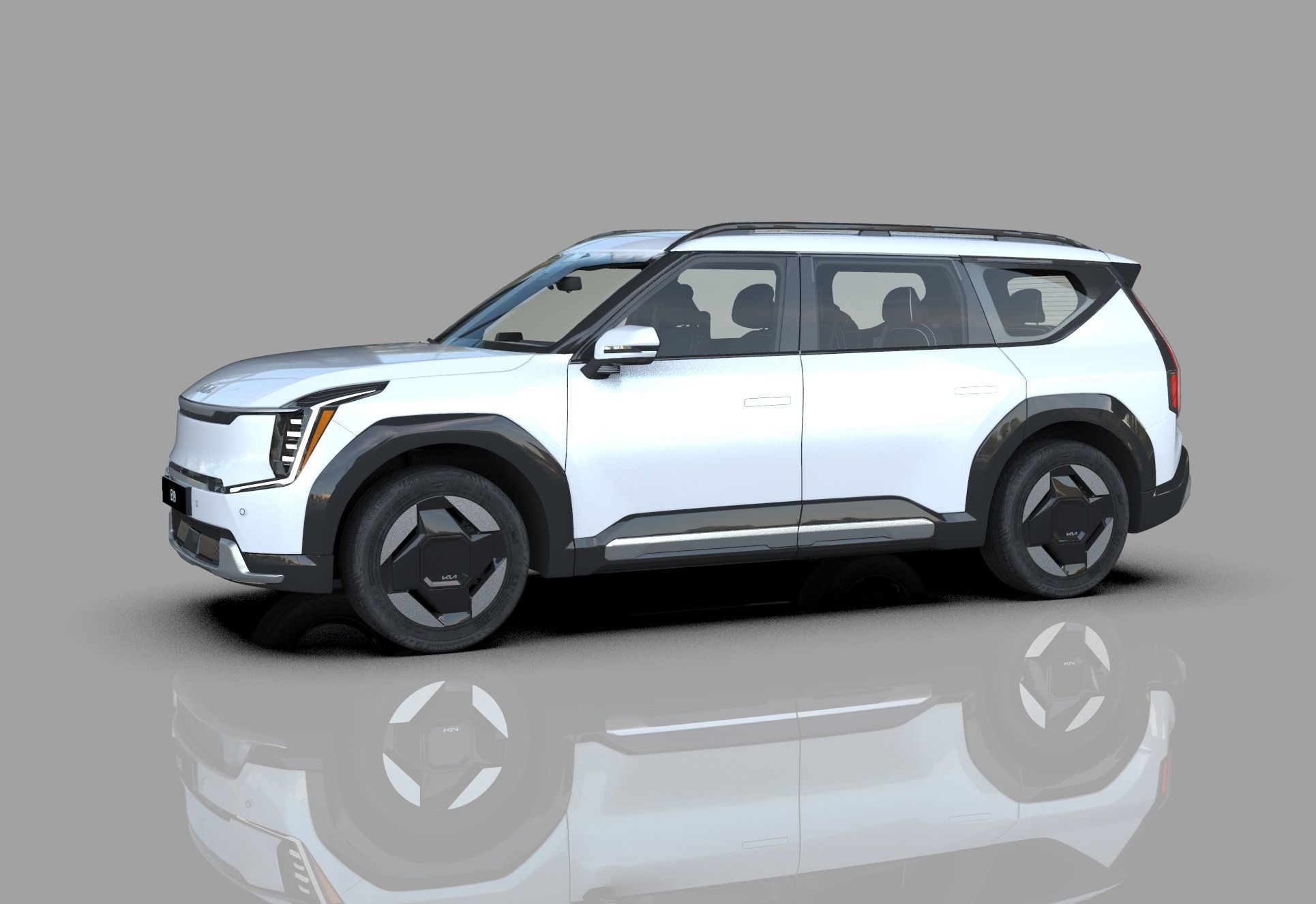 Kia EV9 2023 HQinterior 3D model_2