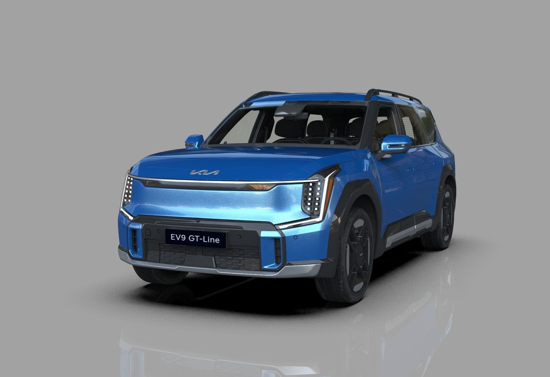 Kia EV9 2023 HQinterior 3D model_16