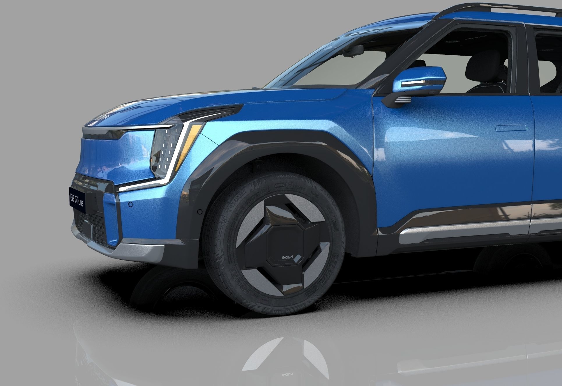 Kia EV9 2023 HQinterior 3D model_27