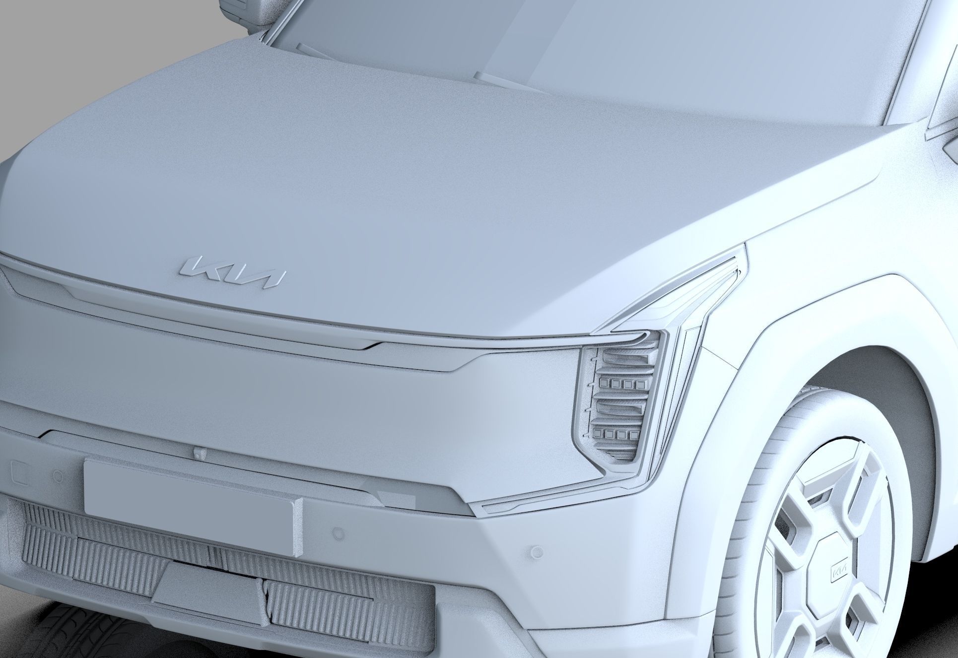 Kia EV9 2023 HQinterior 3D model_50