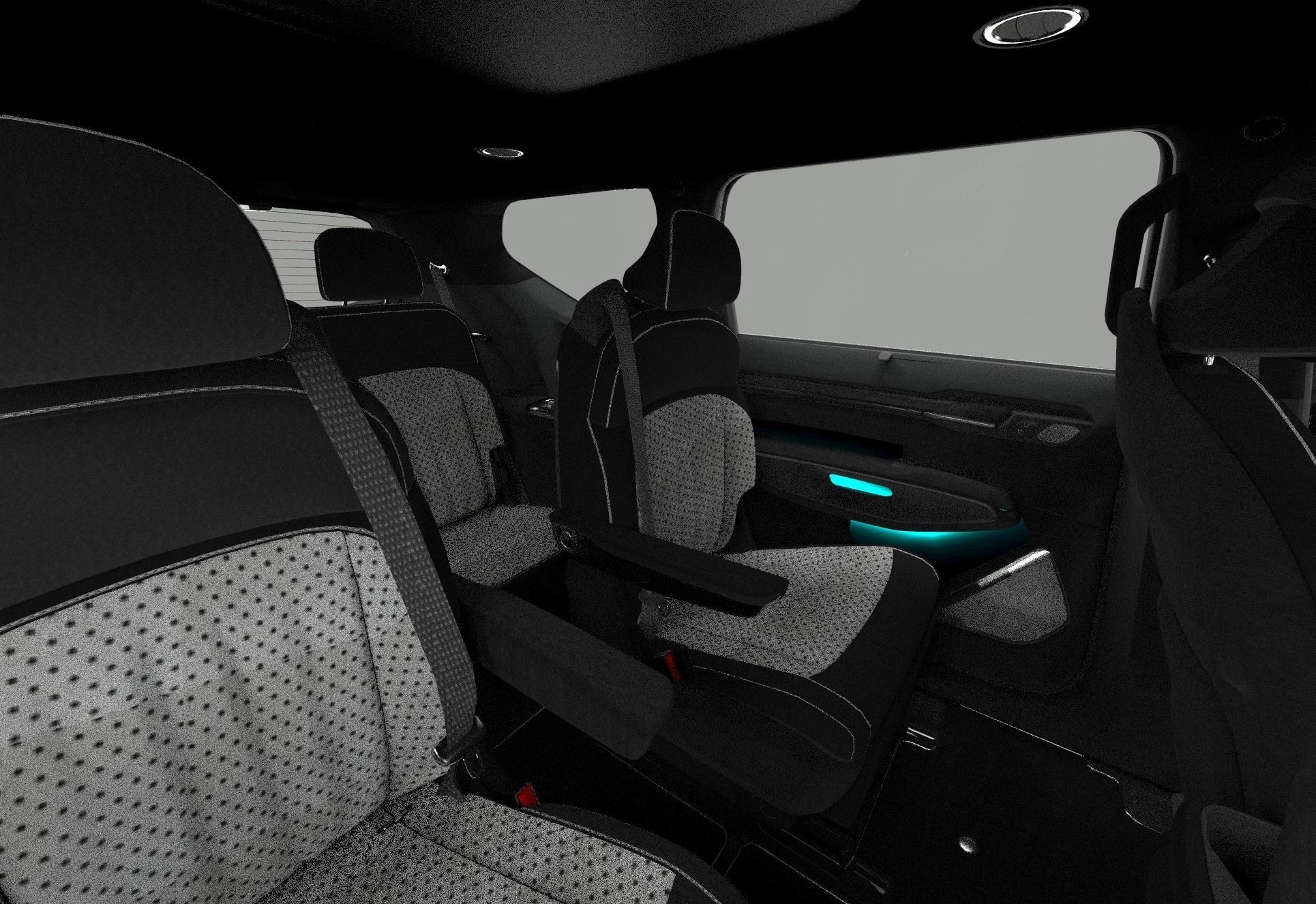 Kia EV9 2023 HQinterior 3D model_37