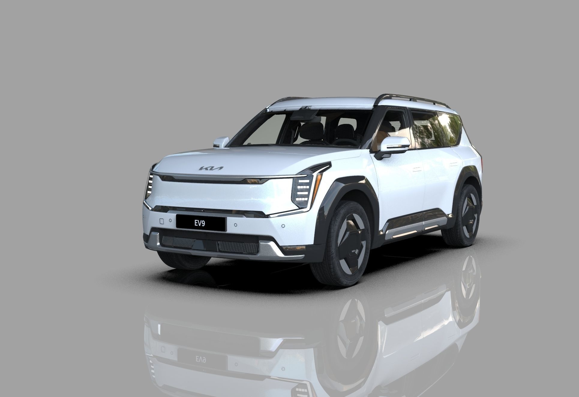 Kia EV9 2023 HQinterior 3D model_1