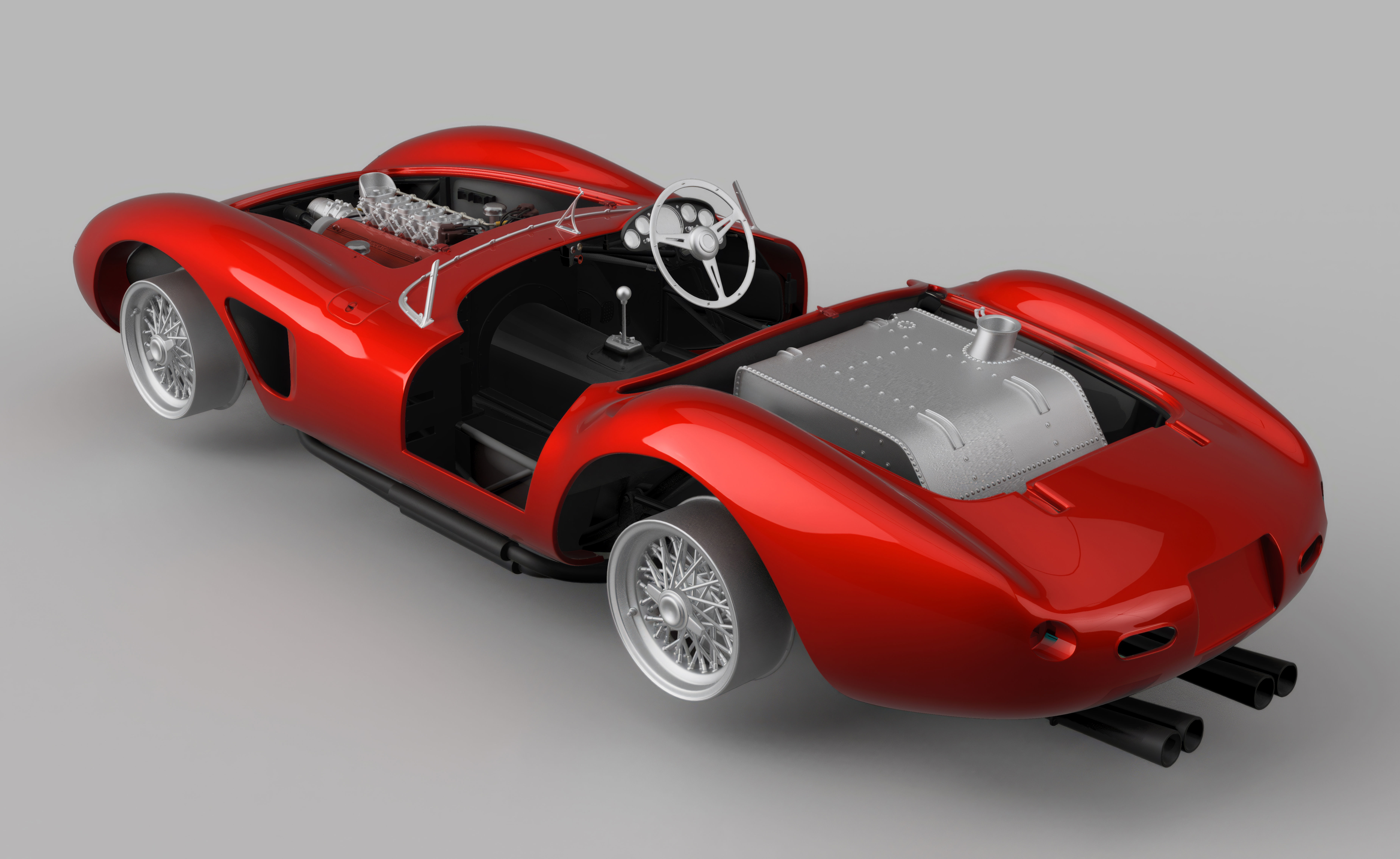 Ferrari 625 TRC Spider - Car Kit - 0680 MDTR 3D print model_17