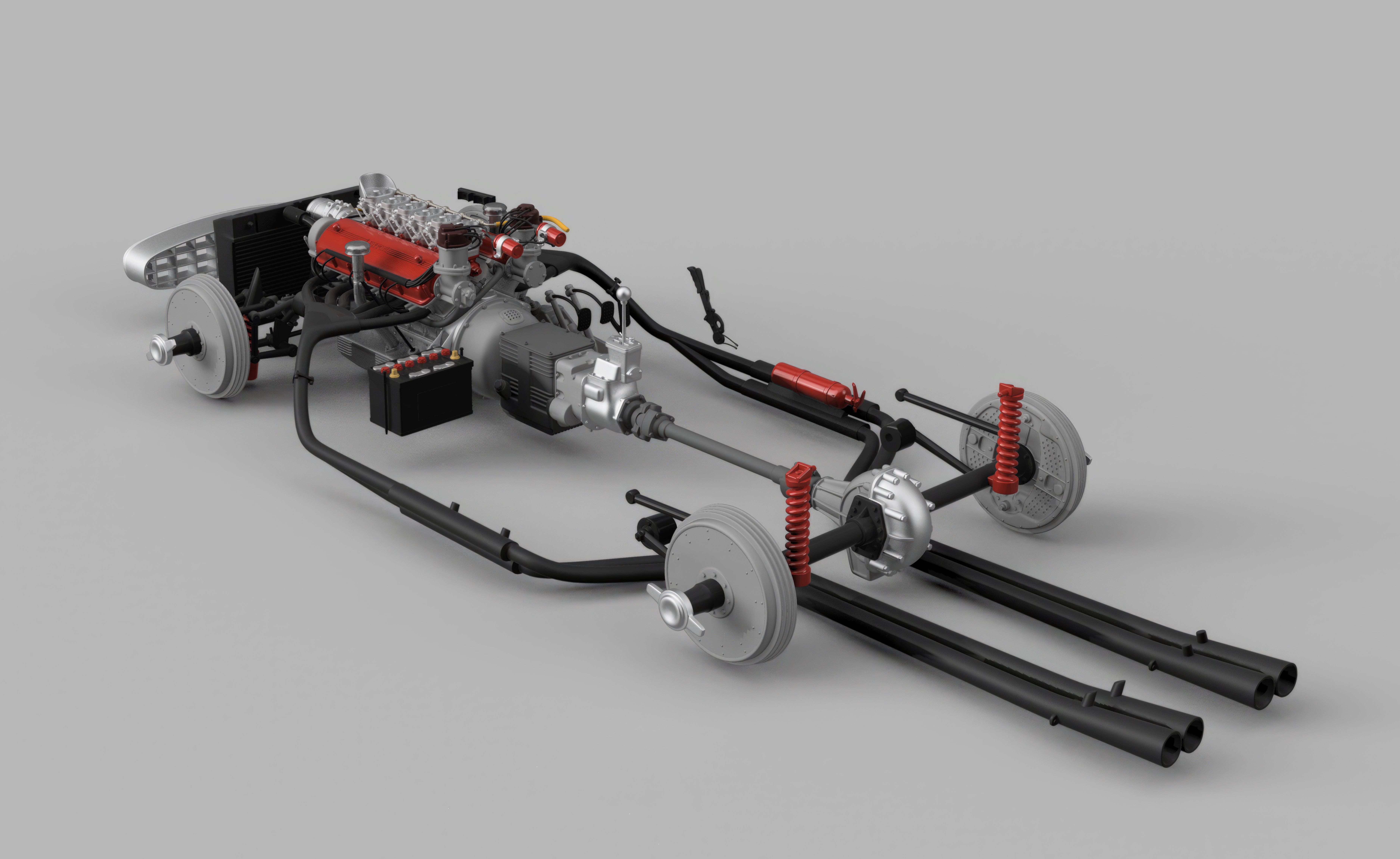 Ferrari 625 TRC Spider - Car Kit - 0680 MDTR 3D print model_19