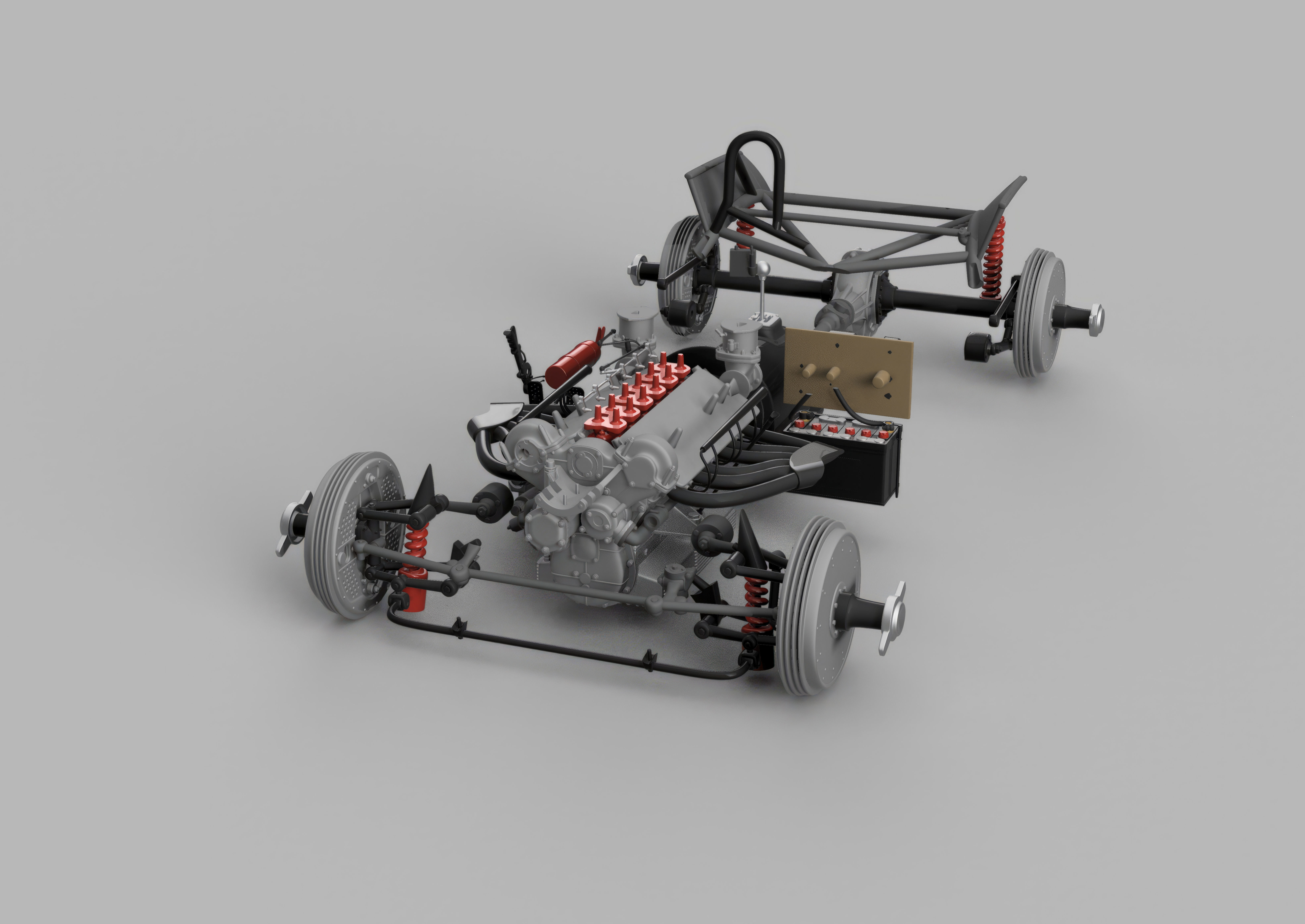 Ferrari 625 TRC Spider - Car Kit - 0680 MDTR 3D print model_12