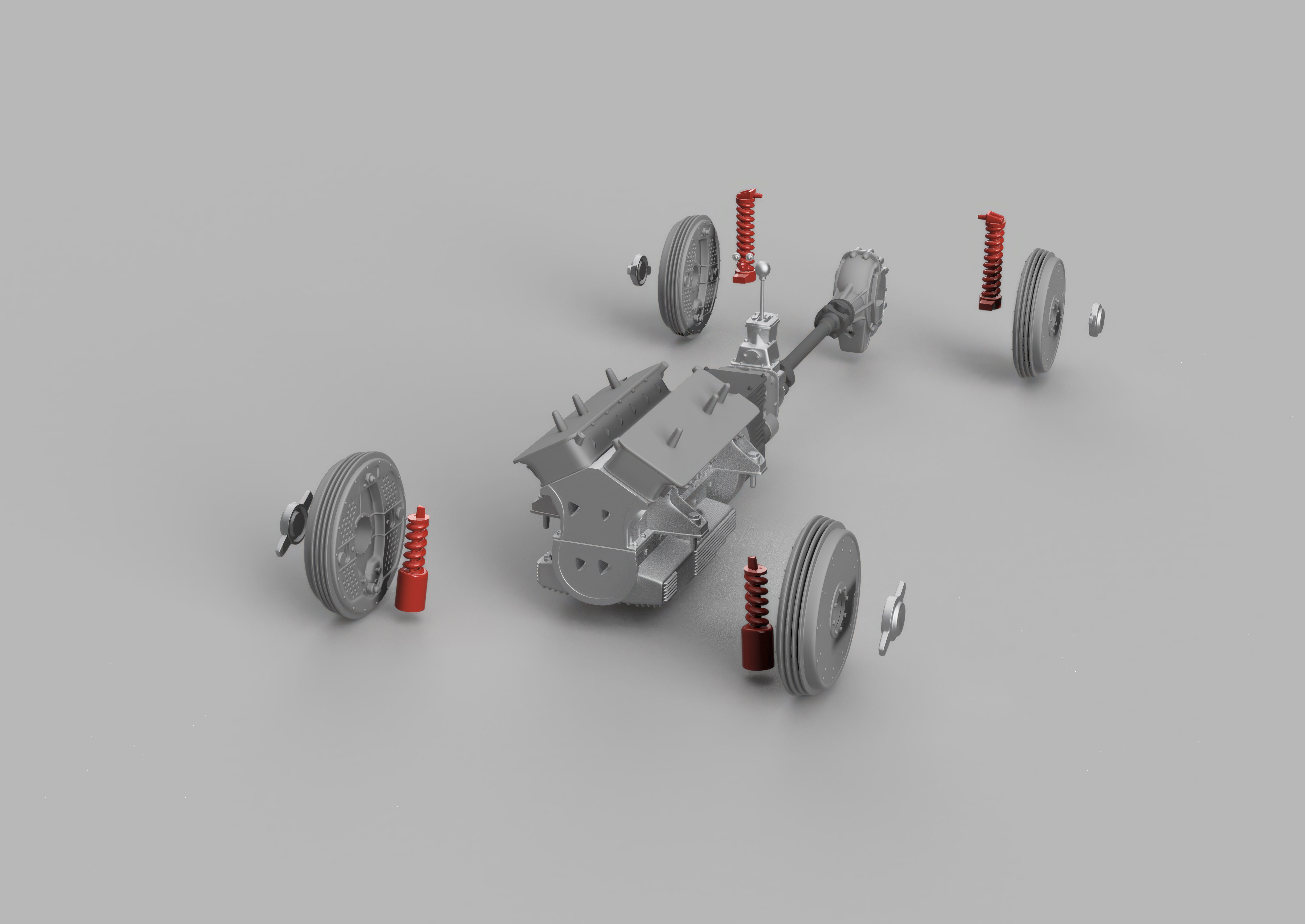 Ferrari 625 TRC Spider - Car Kit - 0680 MDTR 3D print model_13