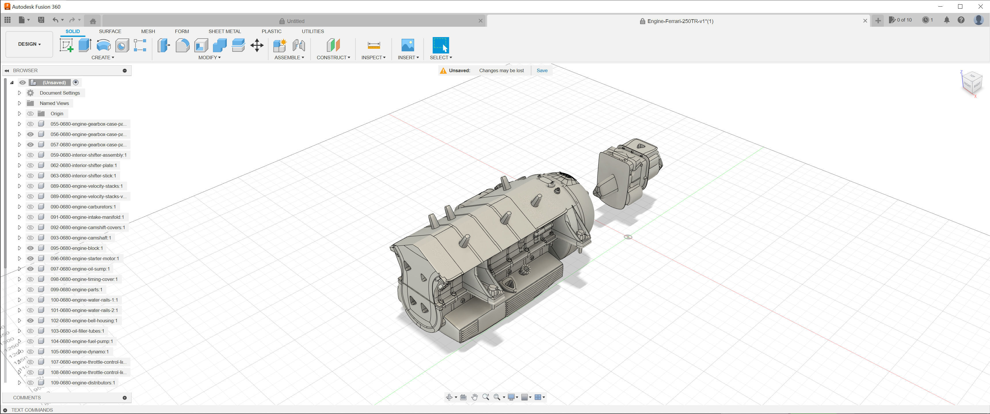 Ferrari 625 TRC Spider - Car Kit - 0680 MDTR 3D print model_33