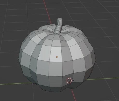 Pumpkin 3D model_3