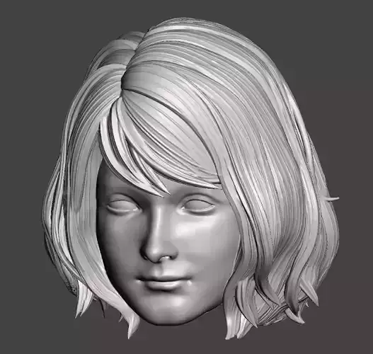 Ashley Graham Resident Evil 4 Remake headsculpt