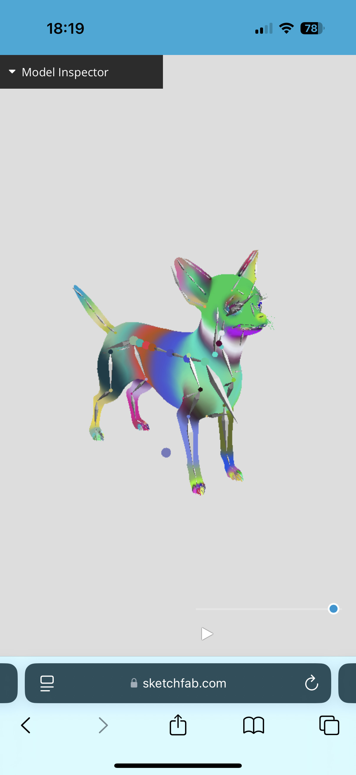 dog chihuahua Low-poly 3D model_9