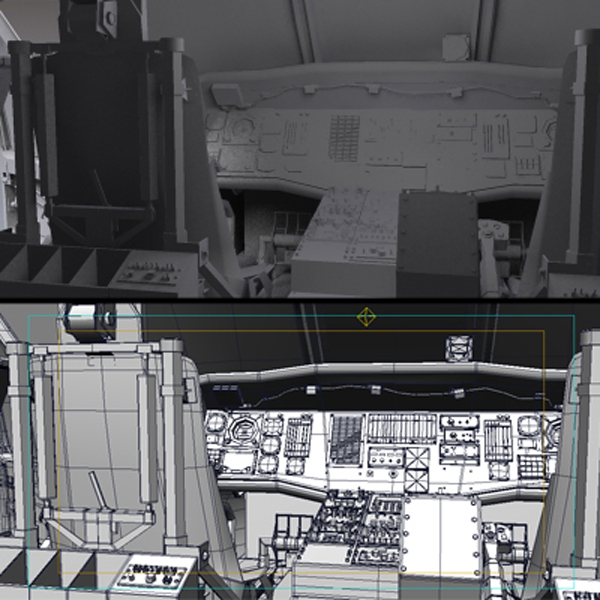 Battlehawk Military Helicopter 3D model_38