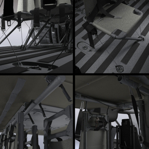 Battlehawk Military Helicopter 3D model_30