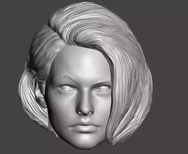 Jill Valentine Resident Evil 3 Remake headsculpt