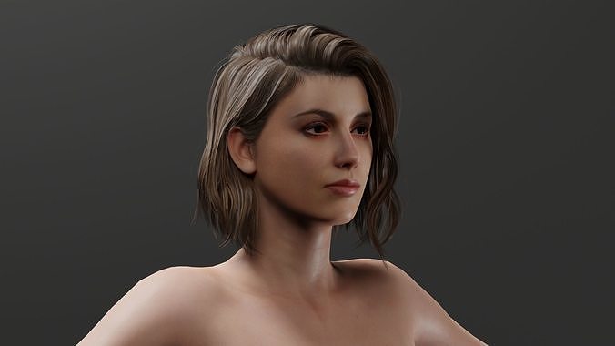 Realistic Female Character - Aleigh 3D model