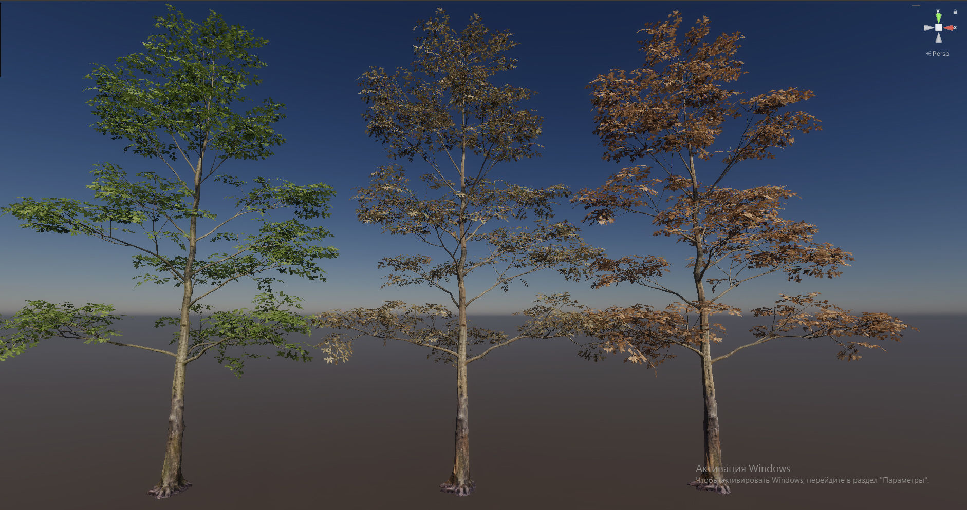  Forest Game Trees Low-poly 3D model_8