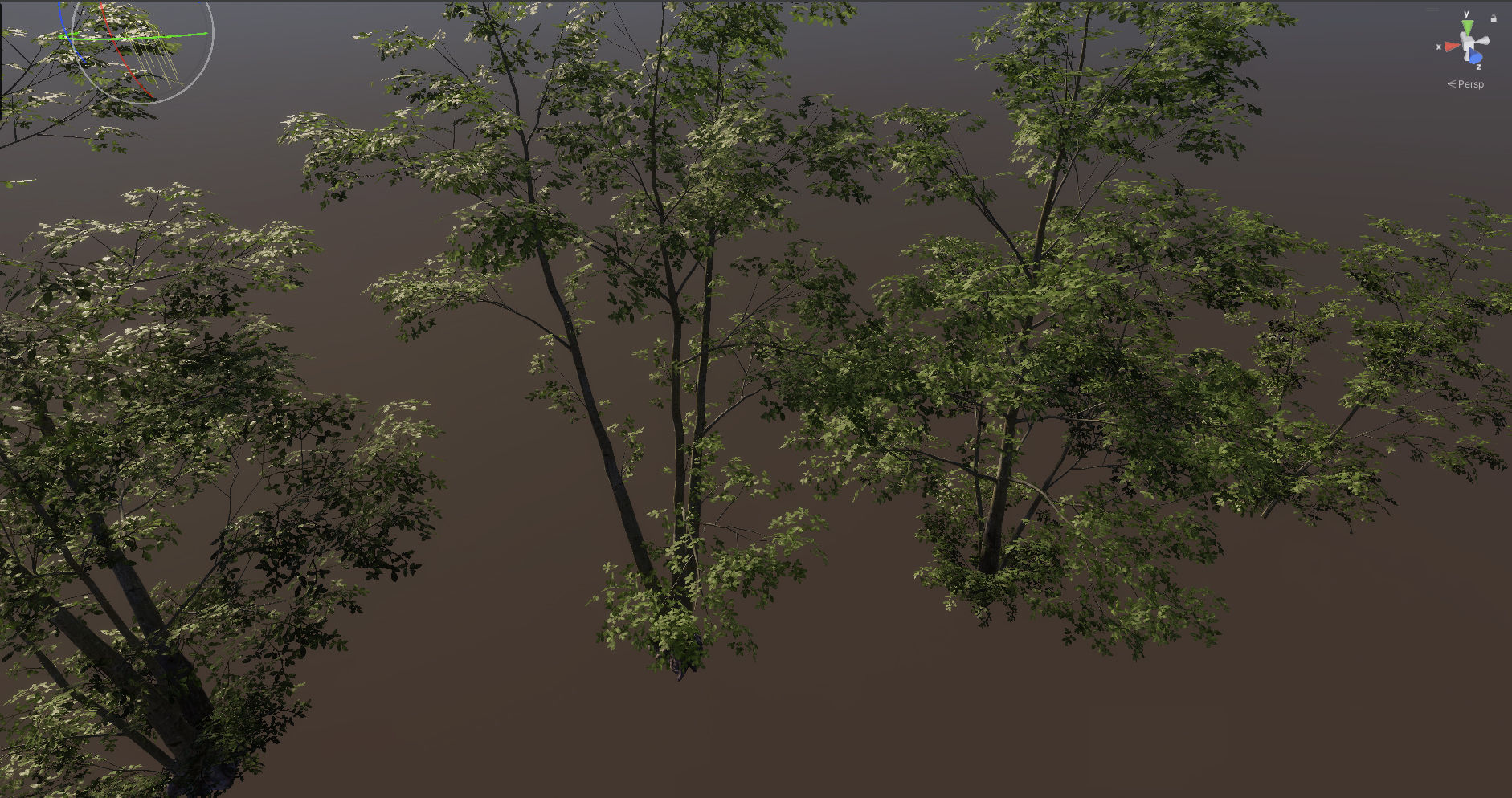  Forest Game Trees Low-poly 3D model_5