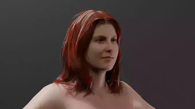 Realistic Female Character - Bana 3D model