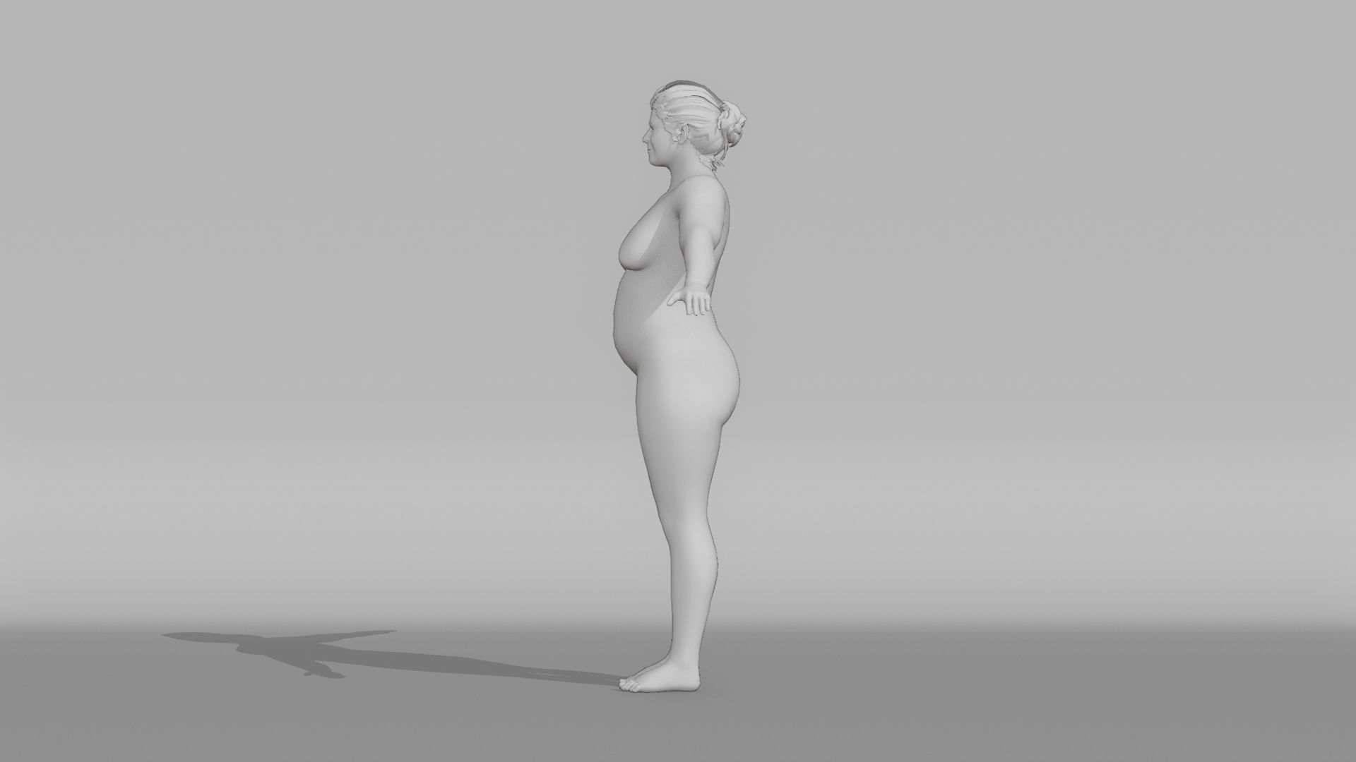 Realistic Female Character - Granny Tuna 3D model_9